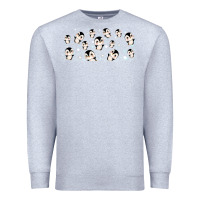 Heather Grey cute penguin Premium Sweatshirt - TumblerDesignByShophia