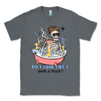 Charcoal Heather do i look like i give a duck Classic Tee - MaliasSmallBusiness