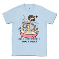 Dusty Blue do i look like i give a duck Classic Tee - MaliasSmallBusiness