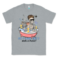 Heather Grey do i look like i give a duck Classic Tee - MaliasSmallBusiness