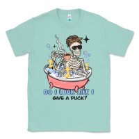 Seafoam do i look like i give a duck Classic Tee - MaliasSmallBusiness