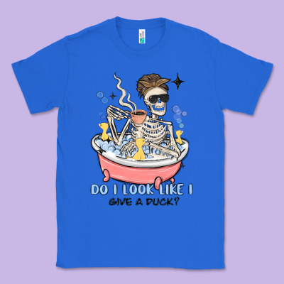 Do I Look Like I Give A Duck Classic Tee Designed By Maliassmallbusiness