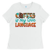 White coffee is my love language Ladies Tee - HRA Design Shop