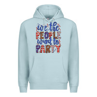 Blue Mist we the people want to party Premium Hoodie - JahusDesignShop