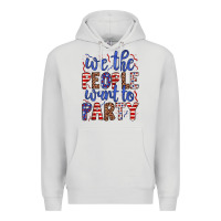 Dove Grey we the people want to party Premium Hoodie - JahusDesignShop