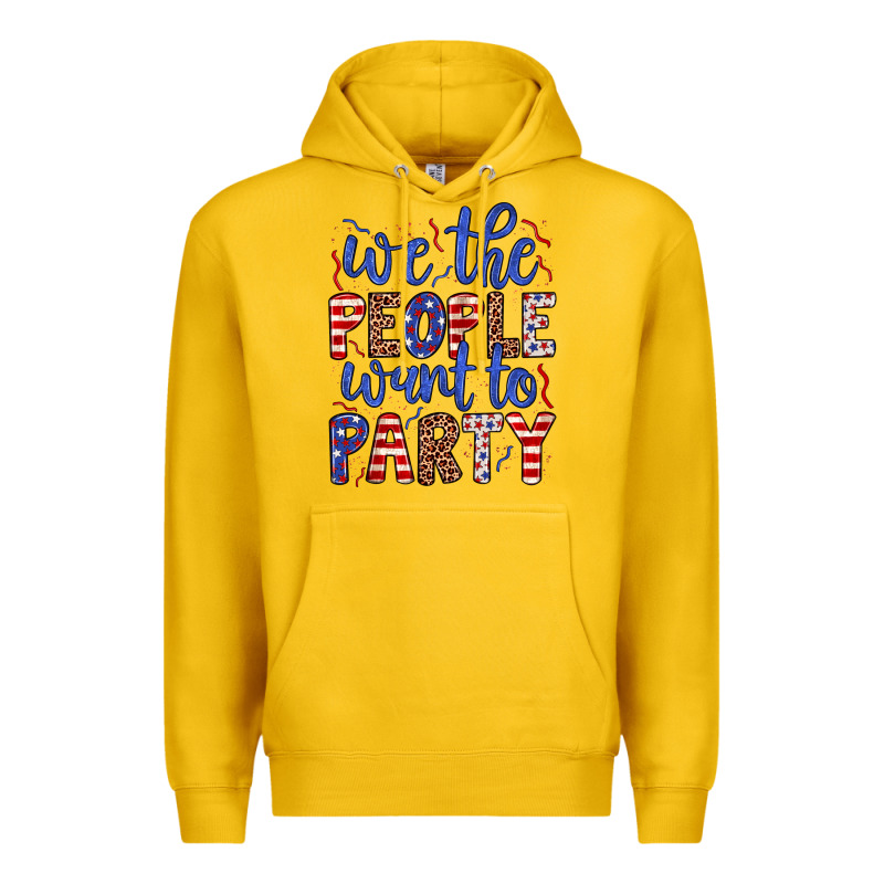 We The People Want To Party Premium Hoodie by JahusDesignShop | Teevron