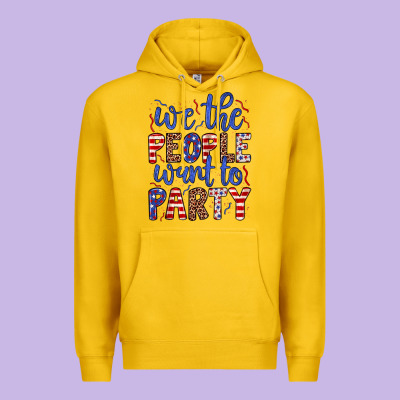 We The People Want To Party Premium Hoodie Designed By Jahusdesignshop