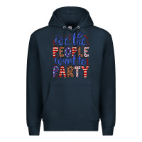 Navy we the people want to party Premium Hoodie - JahusDesignShop