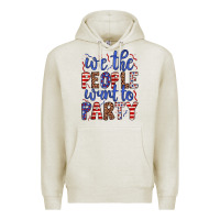 Oatmeal Heather we the people want to party Premium Hoodie - JahusDesignShop