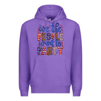 Purple we the people want to party Premium Hoodie - JahusDesignShop