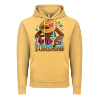 Vintage Mustard Hello sunshine Vintage Hoodie - NancyCooperArtShop