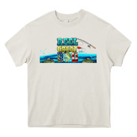 Cream reel great dad  libbey glass Heavy Core Tee - HRA Design Shop