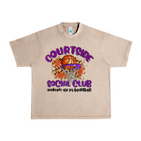 French Oak courtside social club Urban Heavy Tee - MaliasSmallBusiness