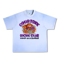 Grape Ice courtside social club Urban Heavy Tee - MaliasSmallBusiness