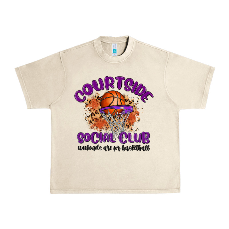 Courtside Social Club Urban Heavy Tee by MaliasSmallBusiness | Teevron