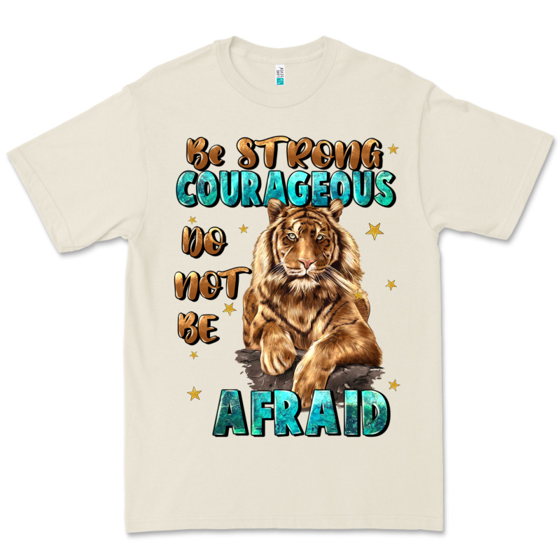 Be Strong And Courageous Premium Tee by JahusDesignShop | Teevron
