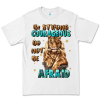 White be strong and courageous Premium Tee - JahusDesignShop