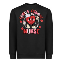 Black cupids favorite nurse Heavyweight Sweatshirt - MaliasSmallBusiness