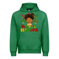 Emerald black is beautiful Urban Hoodie - FaDigitalArtStudio