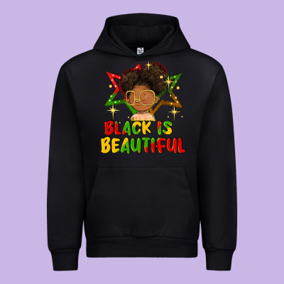 Black Is Beautiful Urban Hoodie Designed By Fadigitalartstudio