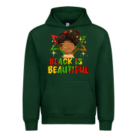 Forest Green black is beautiful Urban Hoodie - FaDigitalArtStudio