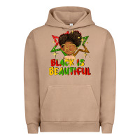 Pigment Burro black is beautiful Urban Hoodie - FaDigitalArtStudio