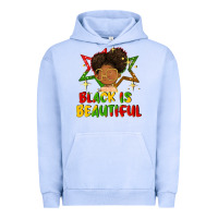 Pigment Grape Ice black is beautiful Urban Hoodie - FaDigitalArtStudio