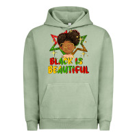 Pigment Oil Green black is beautiful Urban Hoodie - FaDigitalArtStudio