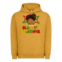 Pigment Peanut Butter black is beautiful Urban Hoodie - FaDigitalArtStudio