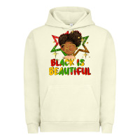 Pigment Pistachio black is beautiful Urban Hoodie - FaDigitalArtStudio