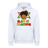 White black is beautiful Urban Hoodie - FaDigitalArtStudio