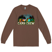 Chestnut camp crew Long Sleeve Tee - NancyCooperArtShop