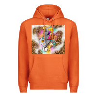 Carrot retro baseball with leopard Premium Hoodie - TumblerDesignByShophia