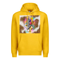 Lemon retro baseball with leopard Premium Hoodie - TumblerDesignByShophia