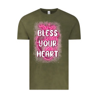 Vintage Olive bless your heart Vintage Tee - MaliasSmallBusiness