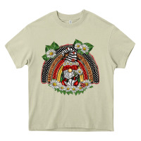 Mossy ladybuy gnomies rainbow Heavy Core Tee - BarkalooDesign