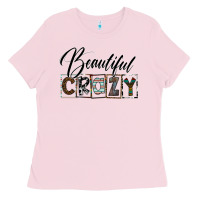 Bubblegum Pink beatiful crazy Ladies Tee - SublimationCraftShop
