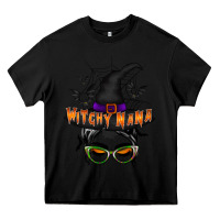 Black witchy nana Heavy Core Tee - RacoonDesign
