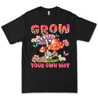 Black grow your own way Premium Tee - JahusDesignShop