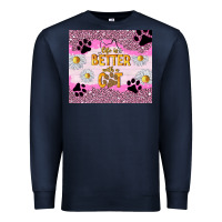 Navy life is better with a cat Premium Sweatshirt - TumblerDesignByShophia