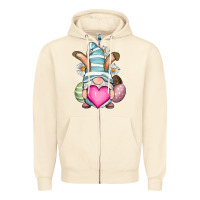 Sandshell Easter gnome Zipper Hoodie - RanaPortraitStore