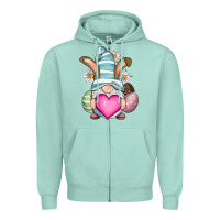 Seafoam Easter gnome Zipper Hoodie - RanaPortraitStore