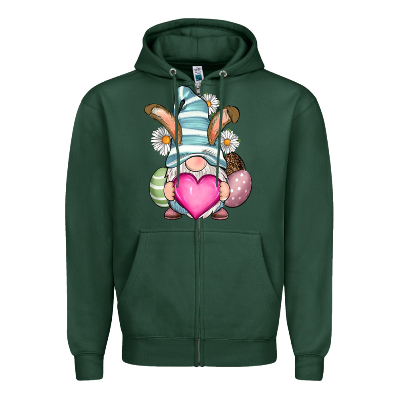 Easter Gnome Zipper Hoodie by RanaPortraitStore | Teevron