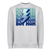 Heather Grey boy mom Heavyweight Sweatshirt - MaliasSmallBusiness