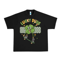 Black lucky dude Urban Heavy Tee - MaliasSmallBusiness
