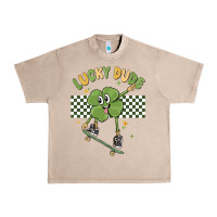 French Oak lucky dude Urban Heavy Tee - MaliasSmallBusiness