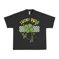 Pigment Black lucky dude Urban Heavy Tee - MaliasSmallBusiness