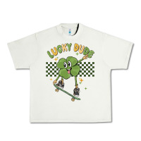 Pistachio lucky dude Urban Heavy Tee - MaliasSmallBusiness