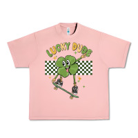 Salmon lucky dude Urban Heavy Tee - MaliasSmallBusiness