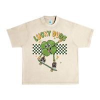 Sandshell lucky dude Urban Heavy Tee - MaliasSmallBusiness